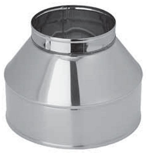 Оголовок без зонта, ф 115х180, AISI 439/430, 0,5мм/0,5мм, (К), тип-2