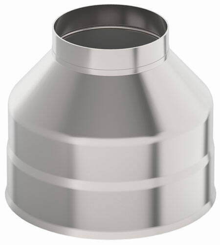 (ГС) Оголовок без зонта 100х160, AISI 430/Оц, 0,5мм/0,5мм, (К)